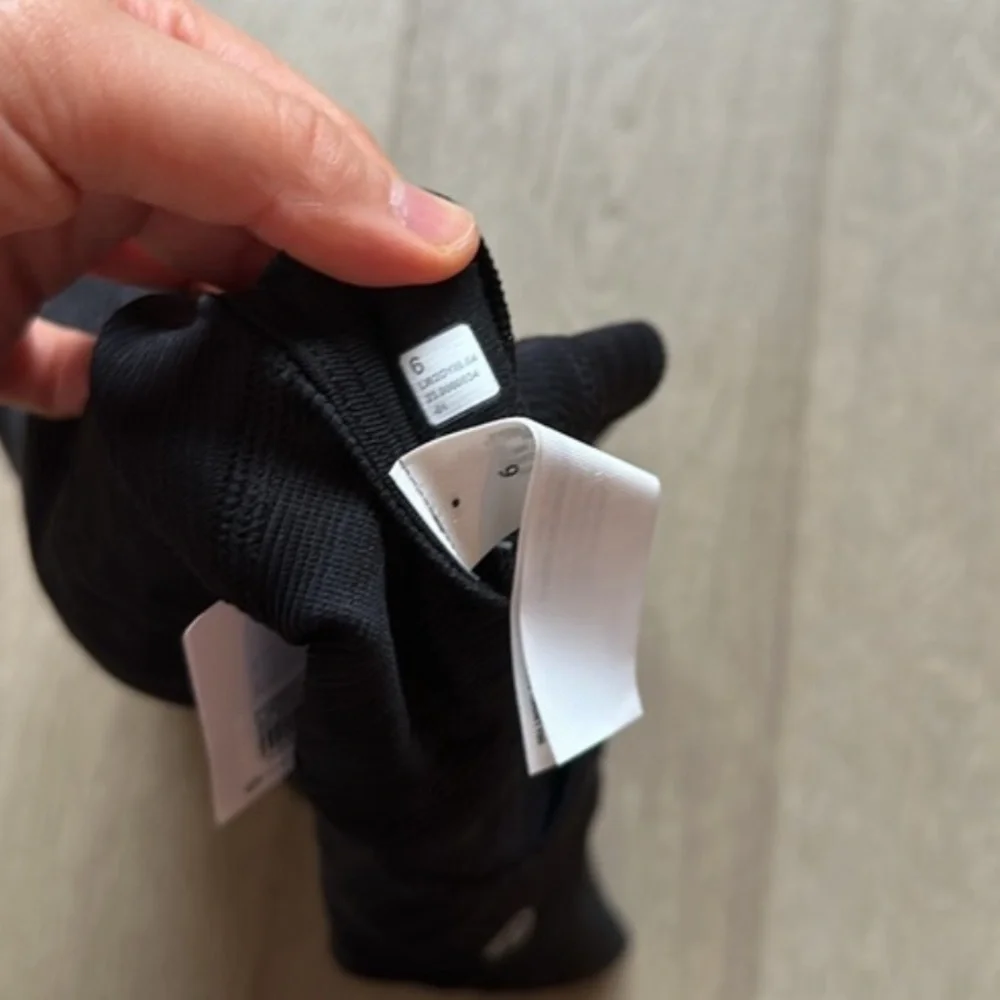 NWT energy longline bra ribbed black size 6 lululemon - Picture 10 of 12